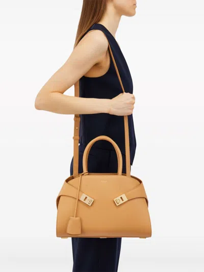 Ferragamo Women Hug Small Leahter Tote Bag