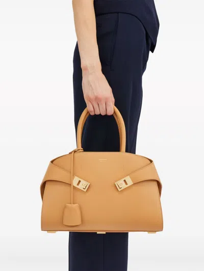 Ferragamo Women Hug Small Leahter Tote Bag