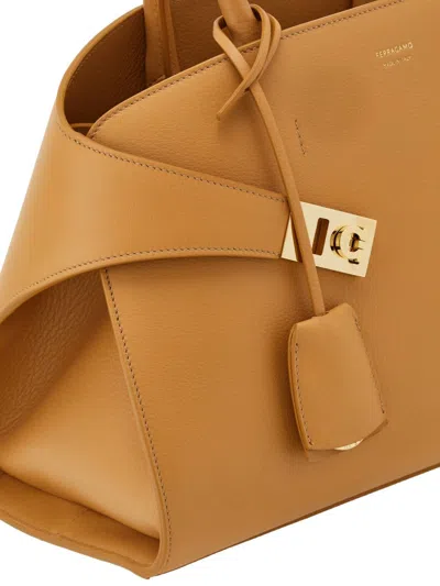 Ferragamo Women Hug Small Leahter Tote Bag