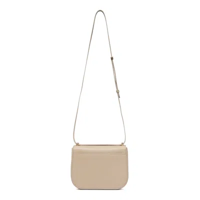 Ferragamo Stone Calf Lamb Bags In Neutral
