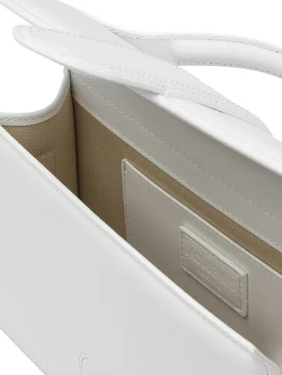 Jacquemus Shoulder Bags With Detachable Strap And Top Handle In White