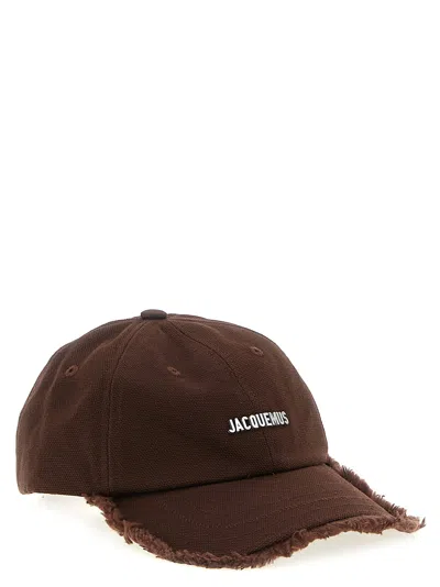 Jacquemus La Casquette Artichaut In Brown