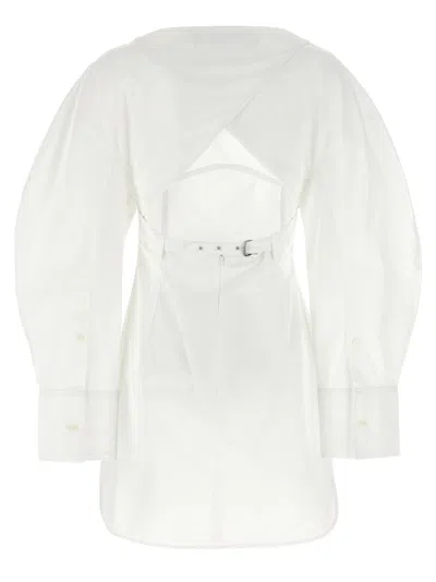 Jacquemus La Robe Chemise Casaco' Dress In White