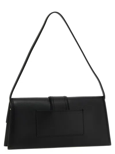 Jacquemus Le Bambino Long In Smooth Leather Bags In Black