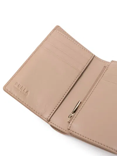 Furla Flow Small Compact Wallet In Neutral