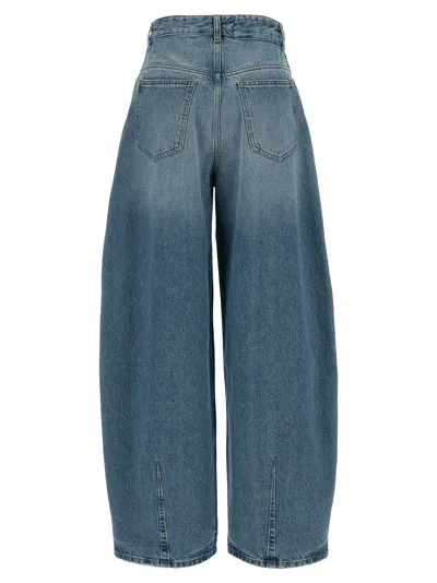 Jacquemus Women 'le De-nimes Ovalo' Jeans In Blue