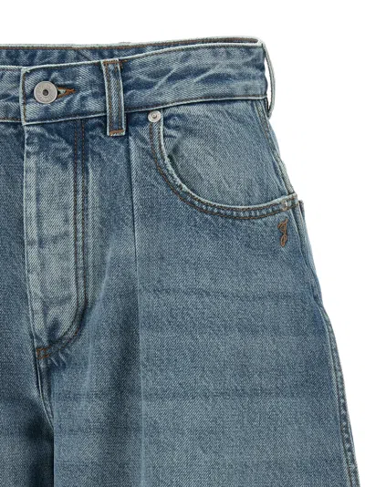 Jacquemus Women 'le De-nimes Ovalo' Jeans In Blue