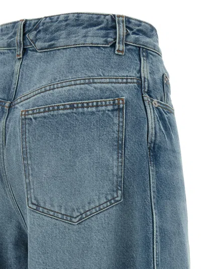 Jacquemus Women 'le De-nimes Ovalo' Jeans In Blue