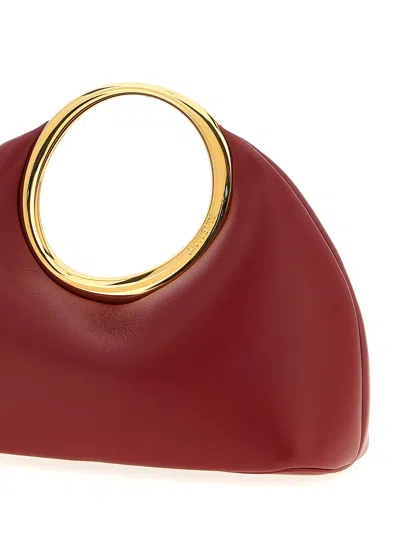 Jacquemus Le Petit Calino Ring Leather Top-handle Bag In Red