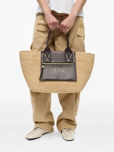 Ganni Shopper Raffia