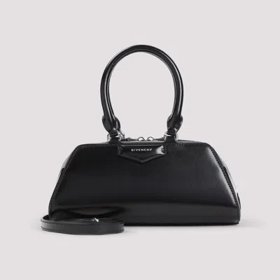 Givenchy Women Antigona East West Small Leather Shoulder Bag In Black