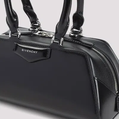 Givenchy Women Antigona East West Small Leather Shoulder Bag In Black
