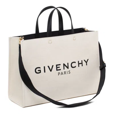 Givenchy Beige Cotton Linen Bags