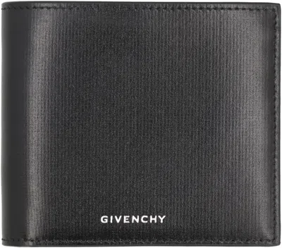 Givenchy Black Calf Leather Wallets In Black