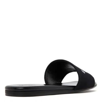 Givenchy Slipper 4g Slipper-mule In Black Cotton In Black