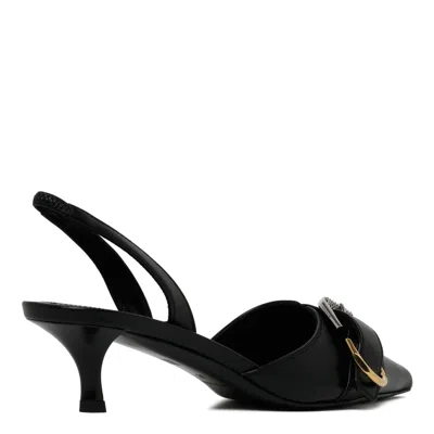 Givenchy Voyou 45 Leather Slingback Pumps In Black