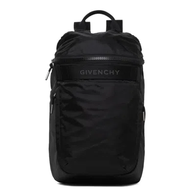 Givenchy G-trek Logo Detail Nylon Backpack In Black