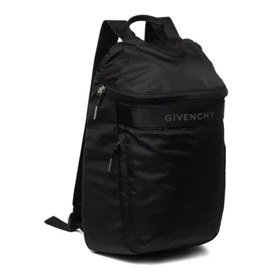 Givenchy G-trek Logo Detail Nylon Backpack In Black