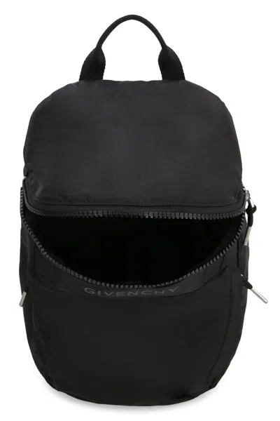 Givenchy G-trek Logo Detail Nylon Backpack In Black