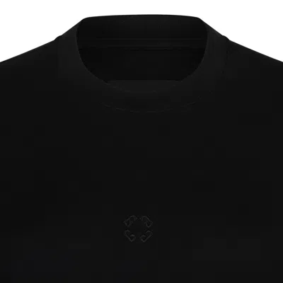 Givenchy Black Silvery Cotton T-shirts And Polos In Black