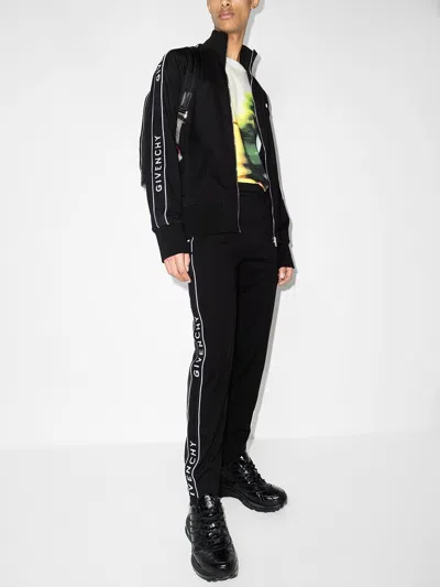 Givenchy Black Polyamide Trousers In Black