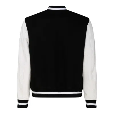 Givenchy Black Wool Blend Coats In Black