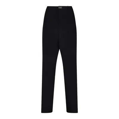 Givenchy Slim Fit Black Tailored Trousers In Black