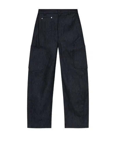 Givenchy Blue Cotton Clothing Jeans In Black