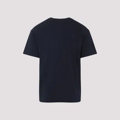 Givenchy Navy Short-sleeved T-shirt With Logo In Blue