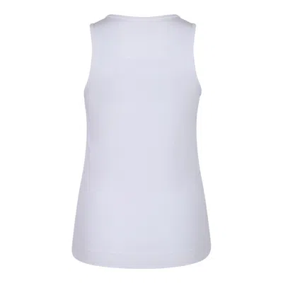 Givenchy White Cotton Blend Top In White