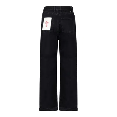 Golden Goose Black Cotton Jeans In Black
