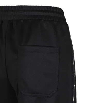 Golden Goose Wide Leg Trousers Star Pattern In Black