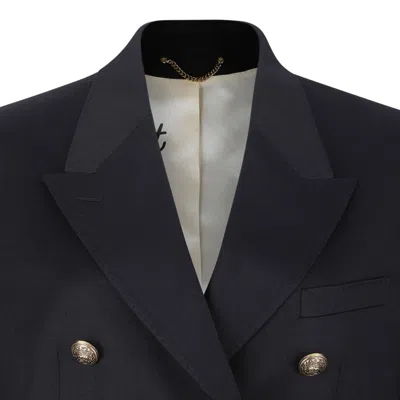 Golden Goose Black Virgin Wool Jackets In Black