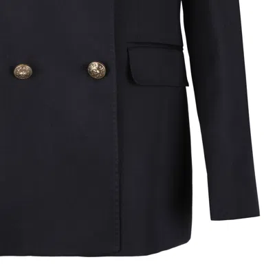 Golden Goose Black Virgin Wool Jackets In Black