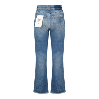 Golden Goose Blue Cotton Clothing Jeans In Blue