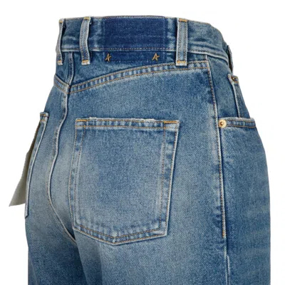Golden Goose Blue Cotton Jeans In Blue