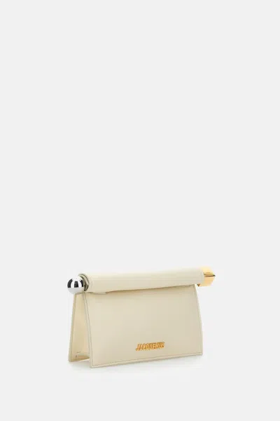 Jacquemus Women The Small Round Pochette C In White