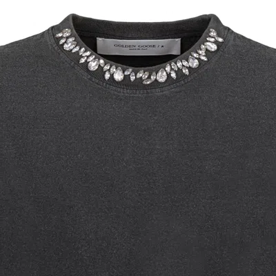 Golden Goose Grey Cotton Clothing T-shirts And Polos In Neutral