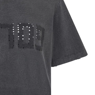 Golden Goose Grey Cotton T-shirts And Polos In Gray