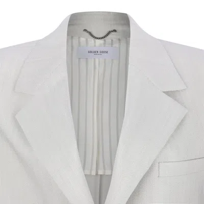 Golden Goose Virgin Wool Pelican Jackets In White