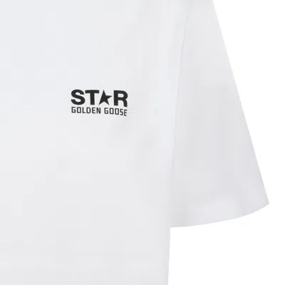 Golden Goose White Cotton Clothing T-shirts And Polos In White