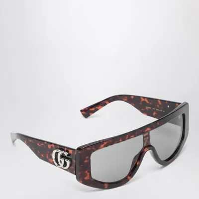 Gucci Rectangular Havana Sunglasses Women In Brown