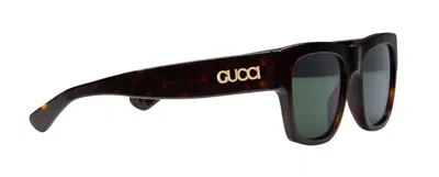 Gucci Havana Acetate Sunglasses In Brown