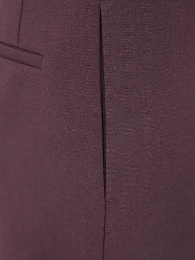 Jil Sander Tailored Trousers With Pleats And Pockets In Brown