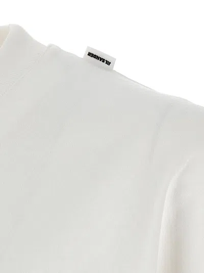Jil Sander Men Logo Print T-shirt In White
