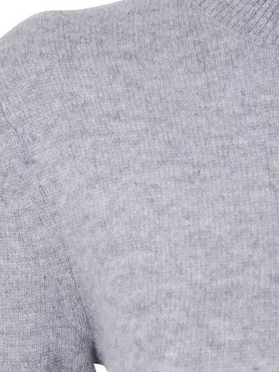 Guest In Residence "shrunken" Crew Neck Cashmere Sweater In Gray