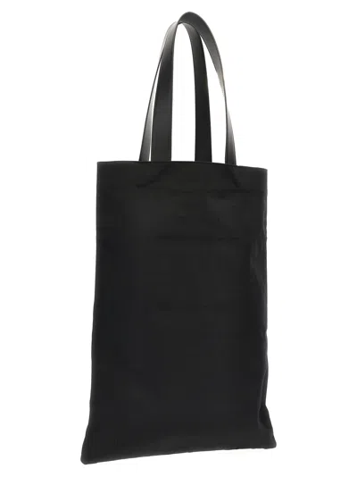 Jil Sander Borsa Shopping In Tela Nera Donna In Black