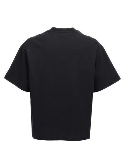 Jil Sander Logo Cotton T-shirt In Black