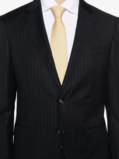 Hugo Boss Wool Suit In Blue