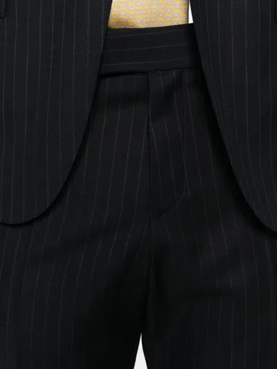Hugo Boss Wool Suit In Blue